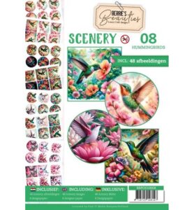 Push-Out Book Scenery 08 – Kolibries