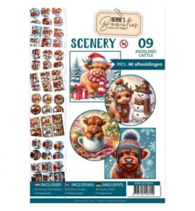 Push-Out Book Scenery 09 – Schotse hooglanders