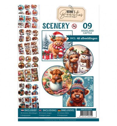 Push-Out Book Scenery 09 – Schotse hooglanders