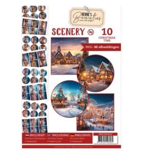 Push-Out Book Scenery 10 – Kersttijd
