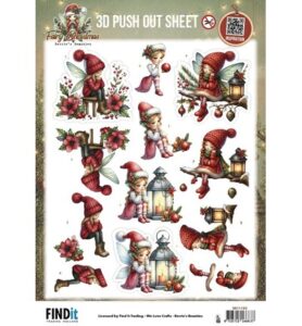 Berrie’s Beauties 3D Push-out – Fairy Christmas – A Little Sad