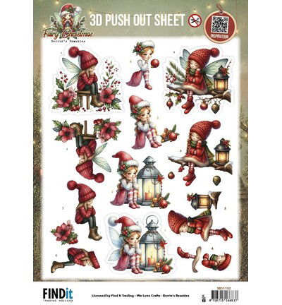 Berrie’s Beauties 3D Push-out – Fairy Christmas – A Little Sad
