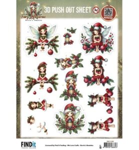 Berrie’s Beauties 3D Push-out – Fairy Christmas – Christmas Fairy