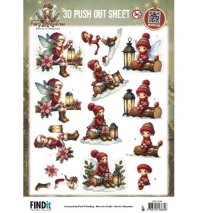 Berrie’s Beauties 3D Push-out – Fairy Christmas – Lantern