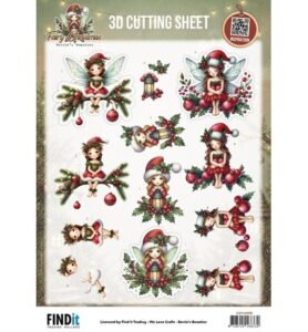 Berrie’s Beauties 3D-knipvel 10 stuks – Fairy Christmas – Christmas Fairy
