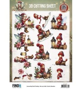 Berrie’s Beauties 3D-knipvel 10 stuks – Fairy Christmas – Lantern