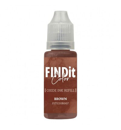 Find IT Color Oxide-inkt navulling – Bruin