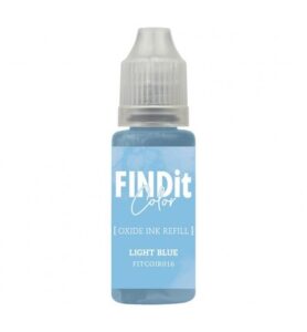 Find IT Color Oxide-inkt navulling – Lichtblauw