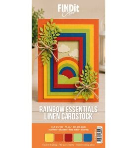 Find It Color – Linen Cardstock Pack 4K – Rainbow Essentials Pack