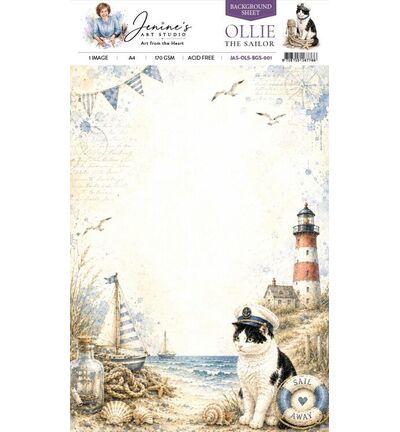Jenine’s Art Studio – Ollie the Sailor – Background Sheet 001
