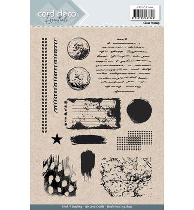 Card Deco Essentials Clear Stamps – A5 Backgrounds