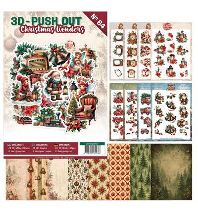 Find IT 3D Push-Out Book 64 – Christmas Wonders