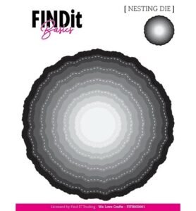 Find It Basics Nesting Dies – Stitched Wavey Circles