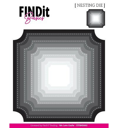 Find It Basics Nesting Dies – Cut Corner Squares