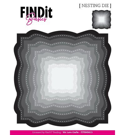 Find It Basics Nesting Dies – Wavey Squares