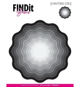 Find It Basics Nesting Dies – Stitched Wavy Bloom