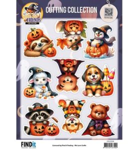 Find It Collection – Cutting Collection 10 stuks – Little Boo Friends – Pumpkin Buddies