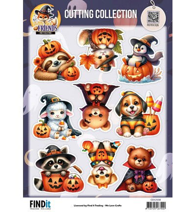 Find It Collection – Cutting Collection 10 stuks – Little Boo Friends – Pumpkin Buddies