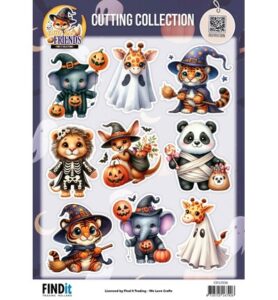Find It Collection – Cutting Collection 10 stuks – Little Boo Friends – Spooky Safari