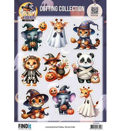 Find It Collection – Cutting Collection 10 stuks – Little Boo Friends – Spooky Safari