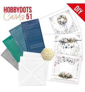 Hobbydots Cards 51 – Blue Christmas Serenity
