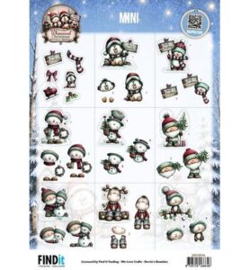 Berrie’s Beauties Knipvel 10 stuks – Whimsical Christmas – Mini