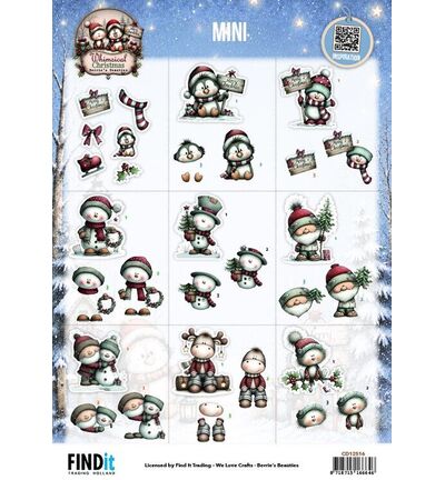Berrie’s Beauties Knipvel 10 stuks – Whimsical Christmas – Mini