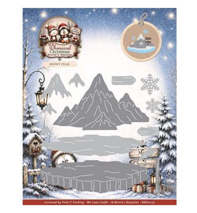 Berrie’s Beauties Snijmallen – Whimsical Christmas – Snowy Peak