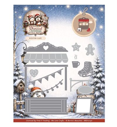 Berrie’s Beauties Snijmallen – Whimsical Christmas – Winter Café