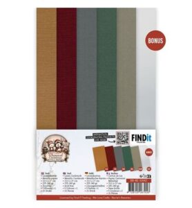 Berrie’s Beauties Linen Cardstock Pack – Whimsical Christmas – 4K