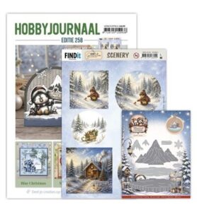 Find IT SET Hobbyjournaal 258 – Snowy Peak + Dies Whimsical Christmas