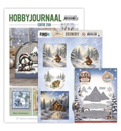 Find IT SET Hobbyjournaal 258 – Snowy Peak + Dies Whimsical Christmas