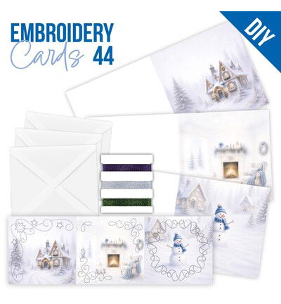 Stitch and Do Cards 44 – Blue Christmas Feelings
