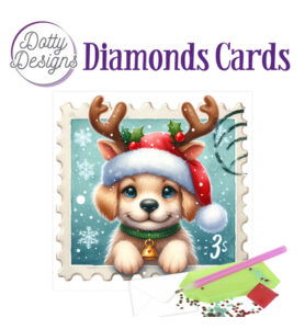 Dotty Designs Diamond Cards, Hond postzegel