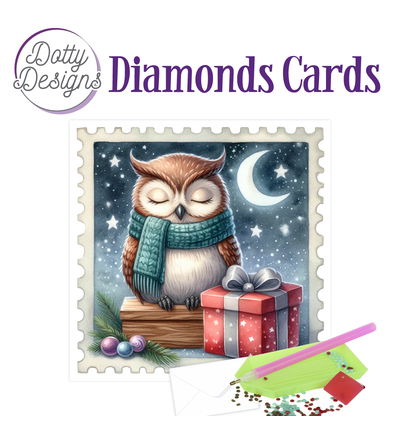 Dotty Designs Diamond Cards, Uil postzegel