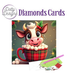 Dotty Designs Diamond Cards, Koe in mok