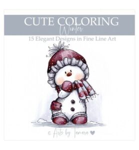 Arts by Tamara Cute Coloring, Winter