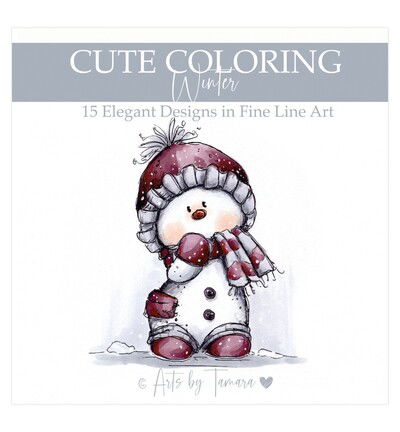 Arts by Tamara Cute Coloring, Winter