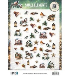 Berrie’s Beauties Knipvel 10 stuks – Good Old Christmas – Small Elements