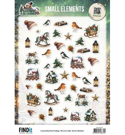 Berrie’s Beauties Knipvel 10 stuks – Good Old Christmas – Small Elements