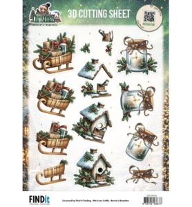 Berrie’s Beauties 3D-knipvel 10 stuks – Good Old Christmas – Variety