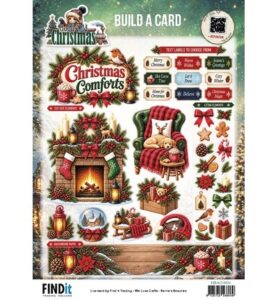 Berrie’s Beauties Build A Card 10 stuks – Good Old Christmas – Christmas Comforts
