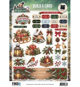 Berrie’s Beauties Build A Card 10 stuks – Good Old Christmas – Heartwarming Holidays