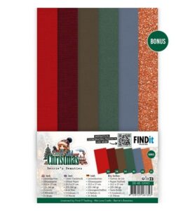 Berrie’s Beauties Linen Cardstock Pack – Good Old Christmas – 4K