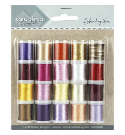 Card Deco Essentials – Nr 01 Borduurgarenmix van Card Deco