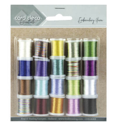 Card Deco Essentials – Card Deco Essentials – Embroidery yarn mix 03