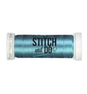 Stitch & Do – Turquoise Linnen Garen Stitch & Do