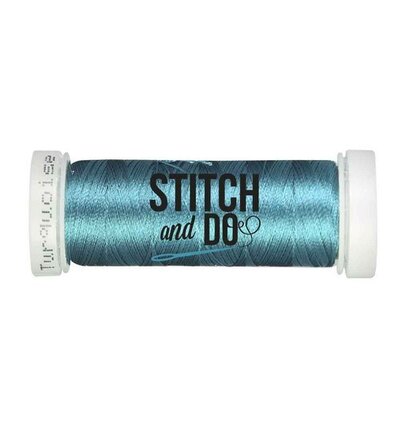 Stitch & Do – Turquoise Linnen Garen Stitch & Do