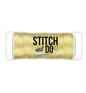 Stitch and Do Sparkles Embroidery Thread Yellow Gold