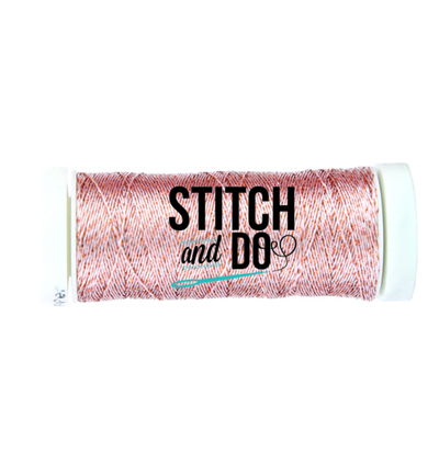 Stitch & Do – Silver-Copper Sparkles Embroidery Thread Stitch and Do